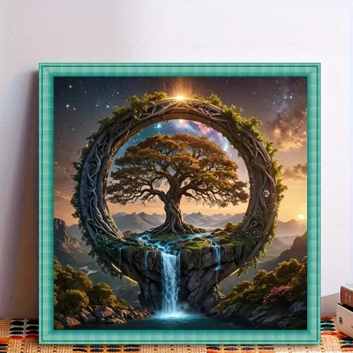 Həyat Ağacı - Həyatın Simvolunu Parlaq Kristallarla Yaradın