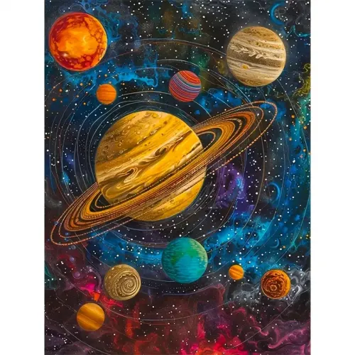 Planetlər - Kainatın Sirlərini Parlaq Kristallarla Kəşf Edin