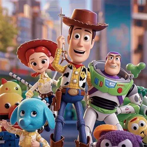 Toy Story 5D - Əyləncəli və Macəra Dolu Almaz Boyama Kiti